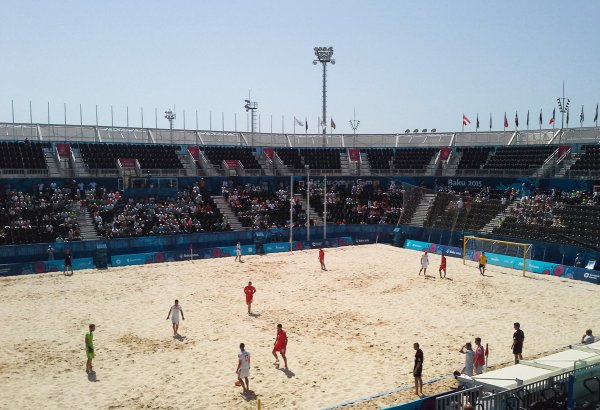В рамках Евроигр завершились соревнования по пляжному футболу