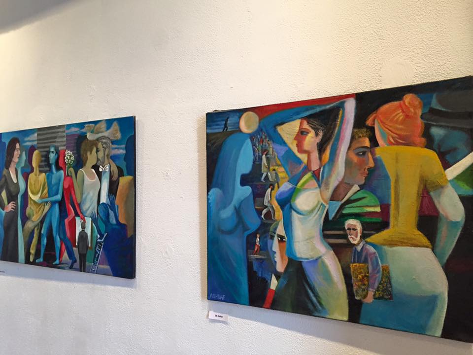 Художник из Германии показал гостям Евроигр самобытность Баку (ФОТО)