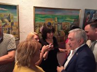 Художник из Германии показал гостям Евроигр самобытность Баку (ФОТО)