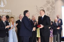 Первая леди Мехрибан Алиева награждена орденом «Гейдар Алиев» за большие заслуги в организации  Евроигр (ФОТО)