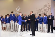 Первая леди Мехрибан Алиева награждена орденом «Гейдар Алиев» за большие заслуги в организации  Евроигр (ФОТО)