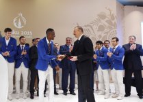 Первая леди Мехрибан Алиева награждена орденом «Гейдар Алиев» за большие заслуги в организации  Евроигр (ФОТО)