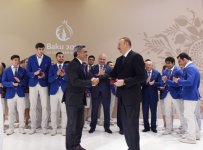 Первая леди Мехрибан Алиева награждена орденом «Гейдар Алиев» за большие заслуги в организации  Евроигр (ФОТО)