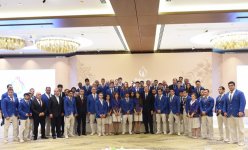 Первая леди Мехрибан Алиева награждена орденом «Гейдар Алиев» за большие заслуги в организации  Евроигр (ФОТО)