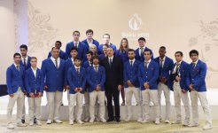 Первая леди Мехрибан Алиева награждена орденом «Гейдар Алиев» за большие заслуги в организации  Евроигр (ФОТО)