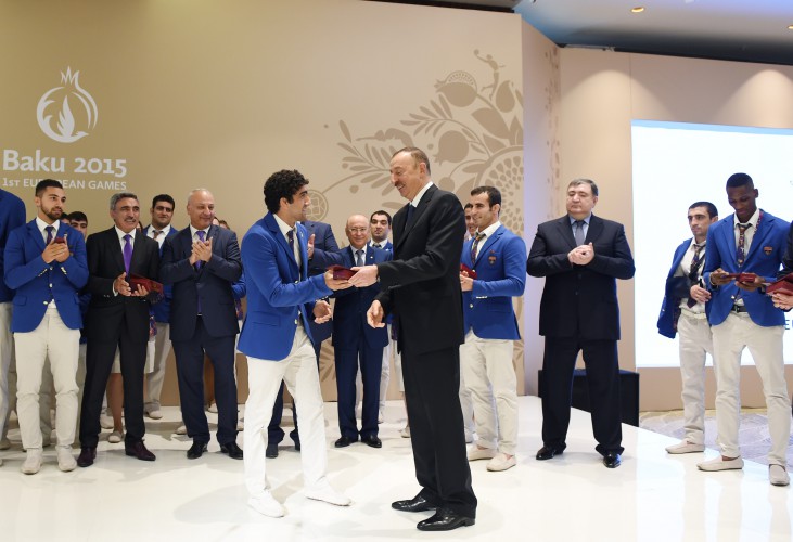 Первая леди Мехрибан Алиева награждена орденом «Гейдар Алиев» за большие заслуги в организации  Евроигр (ФОТО)