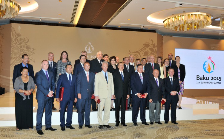 Первая леди Мехрибан Алиева награждена орденом «Гейдар Алиев» за большие заслуги в организации  Евроигр (ФОТО)