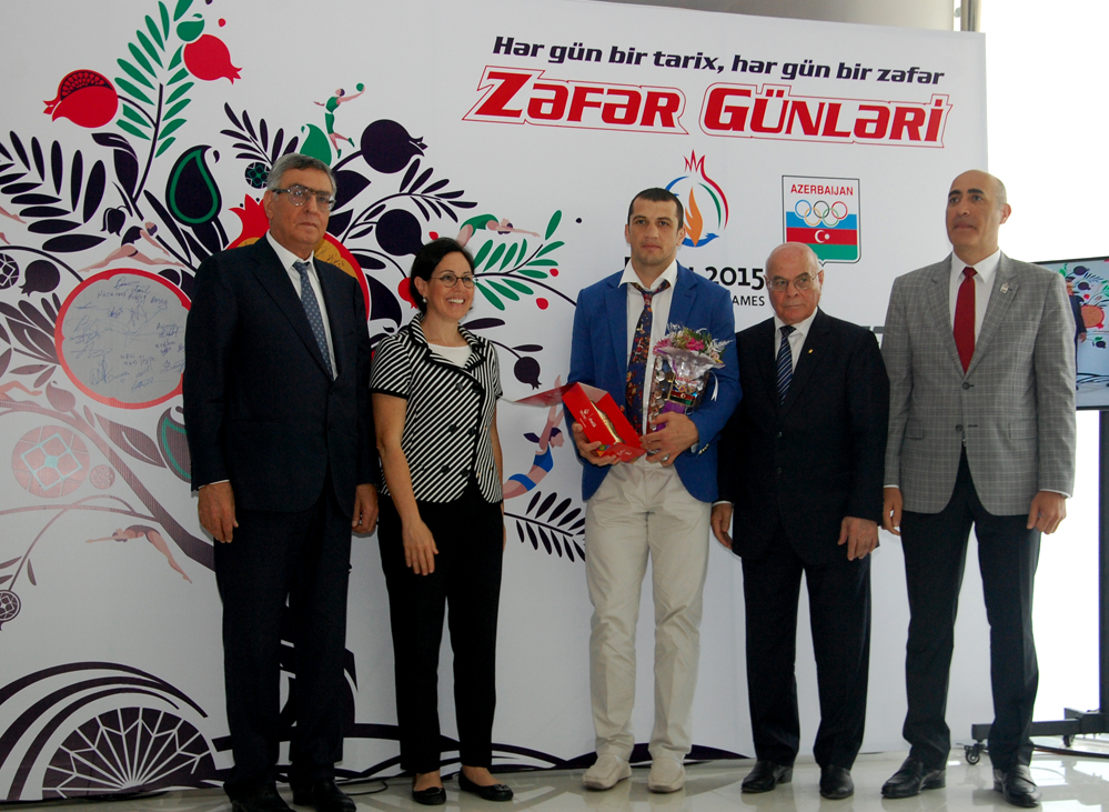 В НОК Азербайджана прошла последняя встреча с призерами Евроигр