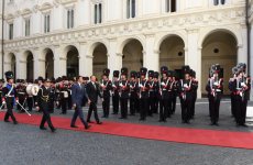 Президент Азербайджана провел встречу с премьер-министром Италии (ФОТО)