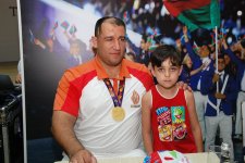 Медалисты Евроигр: "Спасибо за эту встречу..." (ФОТО)