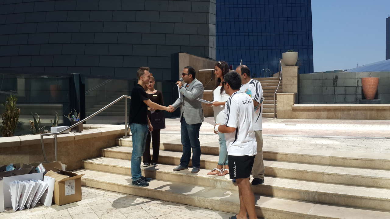 Сотрудник АМИ Trend одержал победу на соревновании по плаванию (ФОТО)