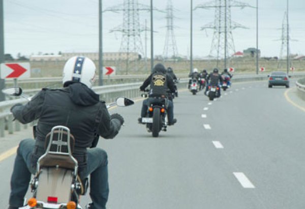 Стартовал очередной мотопробег азербайджанских байкеров