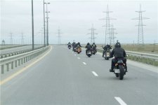 Стартовал очередной мотопробег азербайджанских байкеров