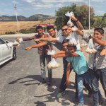 Телеведущий Илькин Гасани стал придорожным продавцом орехов (ФОТО)