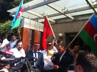 В Азербайджане прошла акция в поддержку Турции  (ФОТО)