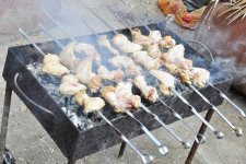 Шашлыки и ароматный чай – под открытым небом Баку (ФОТО)