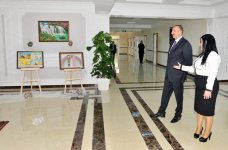 Президент Азербайджана ознакомился с условиями в бакинской средней школе после реконструкции (ФОТО)