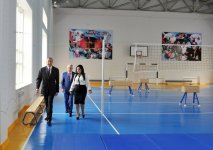 Президент Азербайджана ознакомился с условиями в бакинской средней школе после реконструкции (ФОТО)