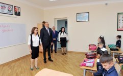 Президент Азербайджана ознакомился с условиями в бакинской средней школе после реконструкции (ФОТО)