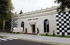 Президент Ильхам Алиев принял участие в открытии Шахматной школы в Агсу (ФОТО)