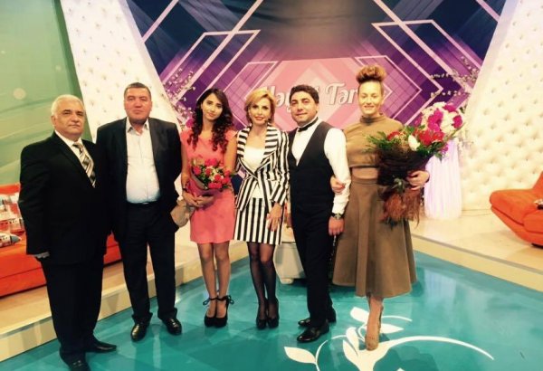 Гости из Москвы на передаче Ламии Алекпергызы, посвященной Дню национальной музыки (ФОТО)