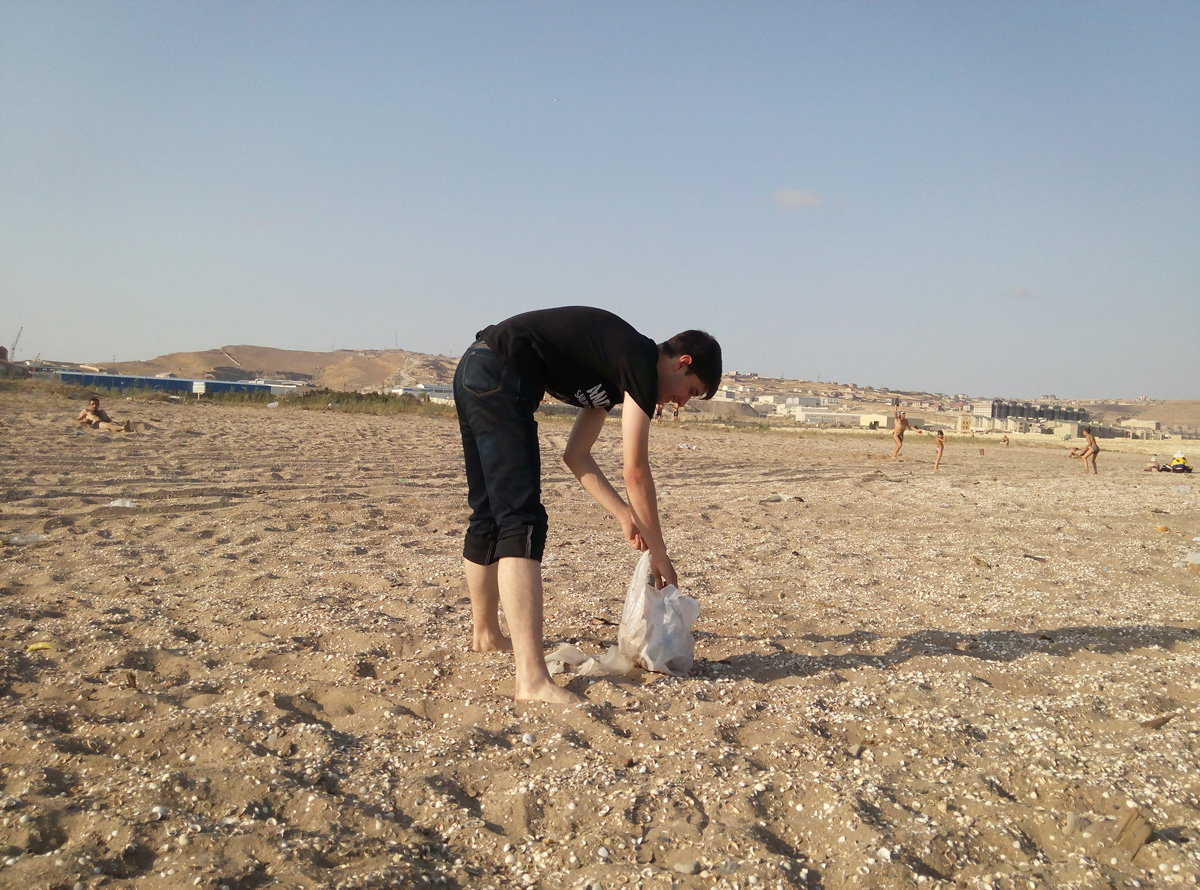 Казаки Азербайджана провели экологическую акцию "Чистый берег" (ФОТО)