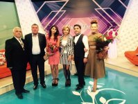 Гости из Москвы на передаче Ламии Алекпергызы, посвященной Дню национальной музыки (ФОТО)