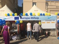 В Баку открылся "Европейский городок" (ФОТО)