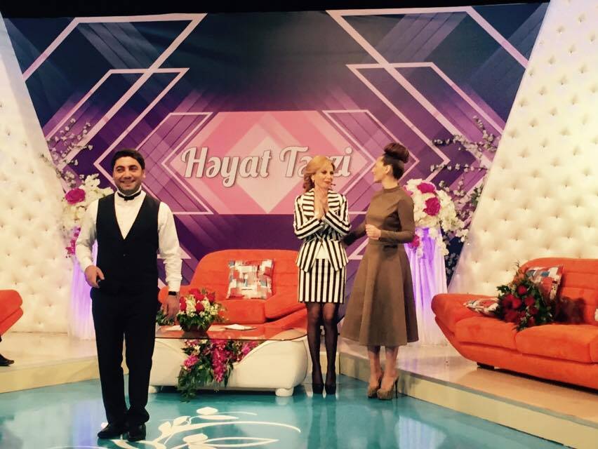 Гости из Москвы на передаче Ламии Алекпергызы, посвященной Дню национальной музыки (ФОТО)