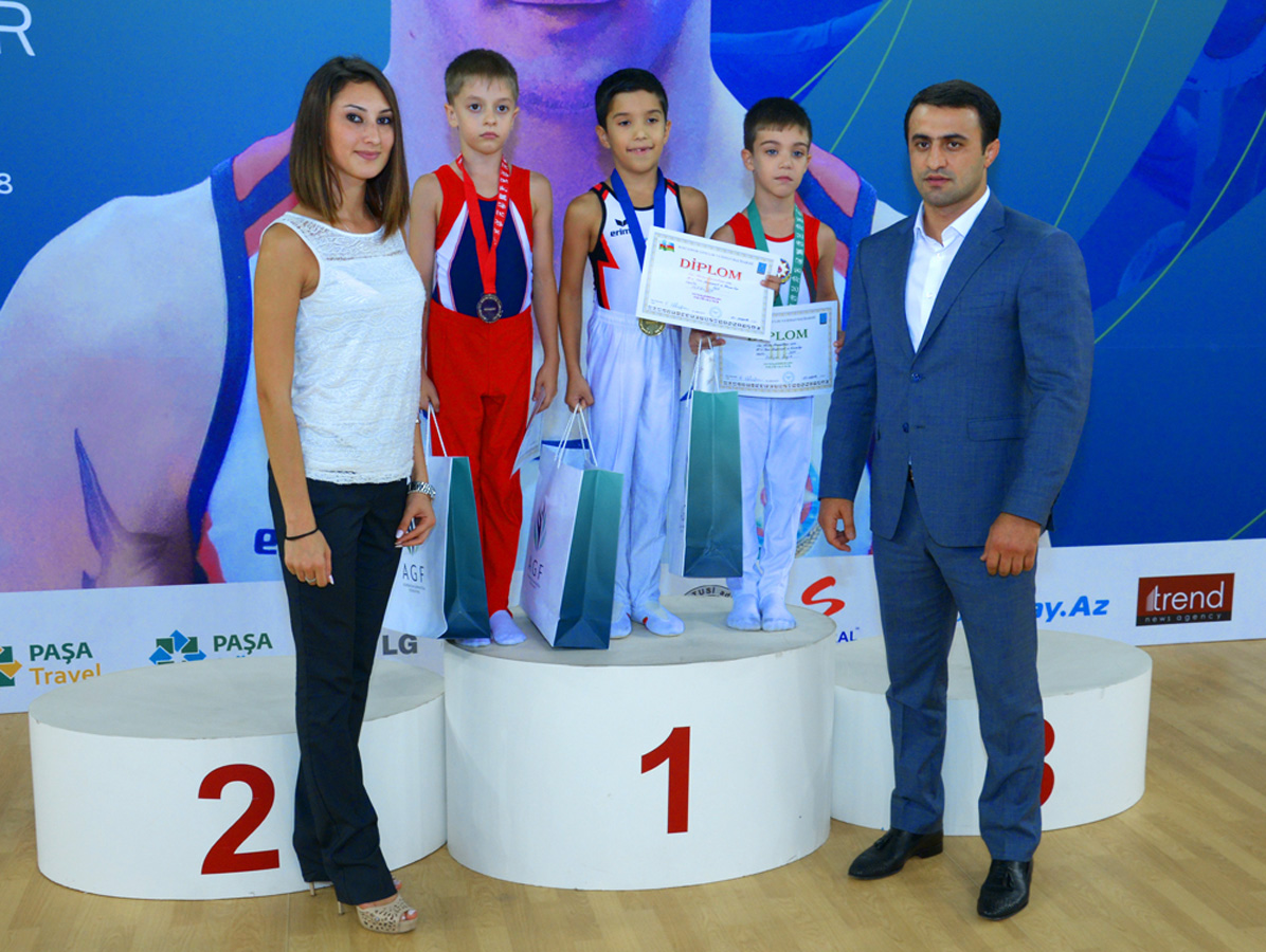 Завершился первый день соревнований 22-го чемпионата Баку по спортивной гимнастике