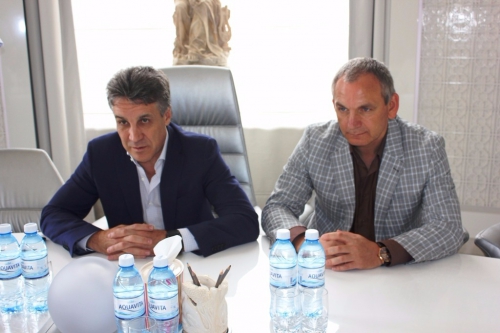 Абульфас Гараев встретился с известным российским телеведущим Алексеем Пимановым (ФОТО)