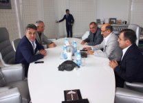 Абульфас Гараев встретился с известным российским телеведущим Алексеем Пимановым (ФОТО)