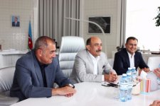 Абульфас Гараев встретился с известным российским телеведущим Алексеем Пимановым (ФОТО)