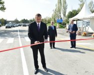 Президент Ильхам Алиев принял участие в открытии автодороги Гекчай-Уджар (ФОТО)