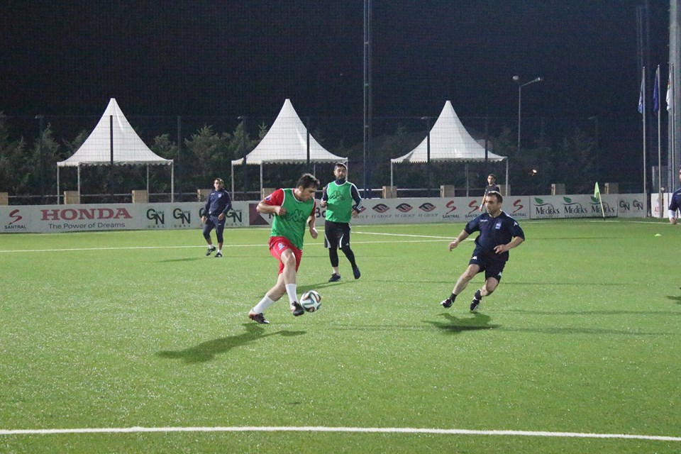 ФК "Зиря" провел праздничный футбольный вечер с журналистами (ФОТО)