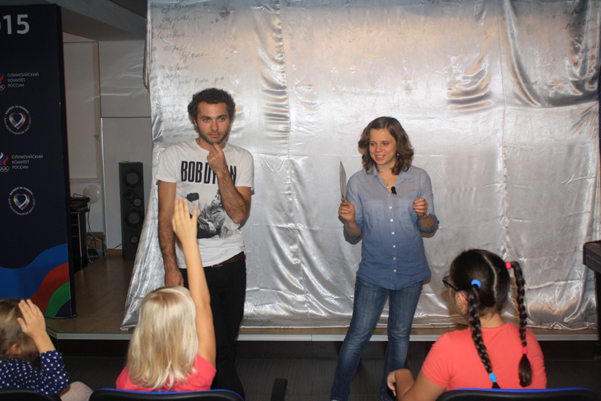 Театр теней: мастер-класс московских артистов в Баку (ФОТО)