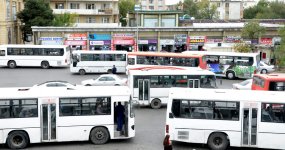 Противозаконные действия водителей  автобусов в Баку (ФОТО)