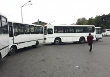 Противозаконные действия водителей  автобусов в Баку (ФОТО)