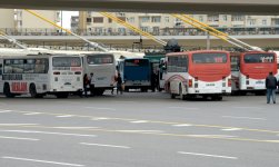 Противозаконные действия водителей  автобусов в Баку (ФОТО)