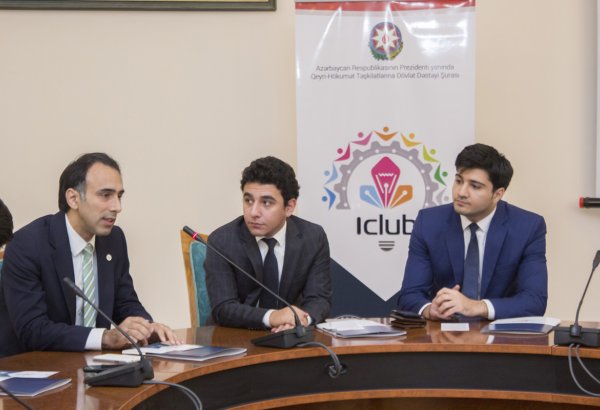 В Азербайджане стартовал инновативный проект “I Club” (ФОТО)