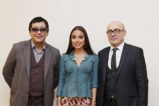 Вице-президент Фонда Гейдара Алиева Лейла Алиева приняла участие в презентации кинопроекта "Баку, я люблю тебя" (ФОТО)