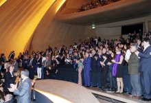 Вице-президент Фонда Гейдара Алиева Лейла Алиева приняла участие в презентации кинопроекта "Баку, я люблю тебя" (ФОТО)