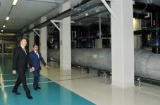 Президент Ильхам Алиев принял участие в открытии Джейранбатанского комплекса ультрафильтрационных водоочистных сооружений