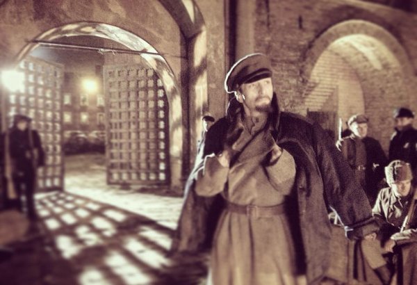 Азербайджанский актер снимается в роли Дзержинского в Москве (ФОТО)