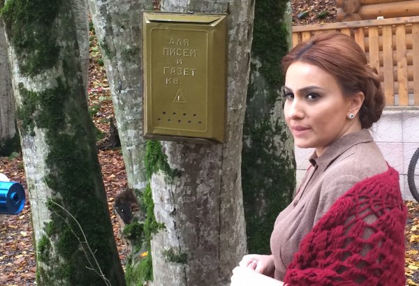 Телеведущая Вюсаля Керимова в образе домохозяйки в лесном домике (ФОТО)