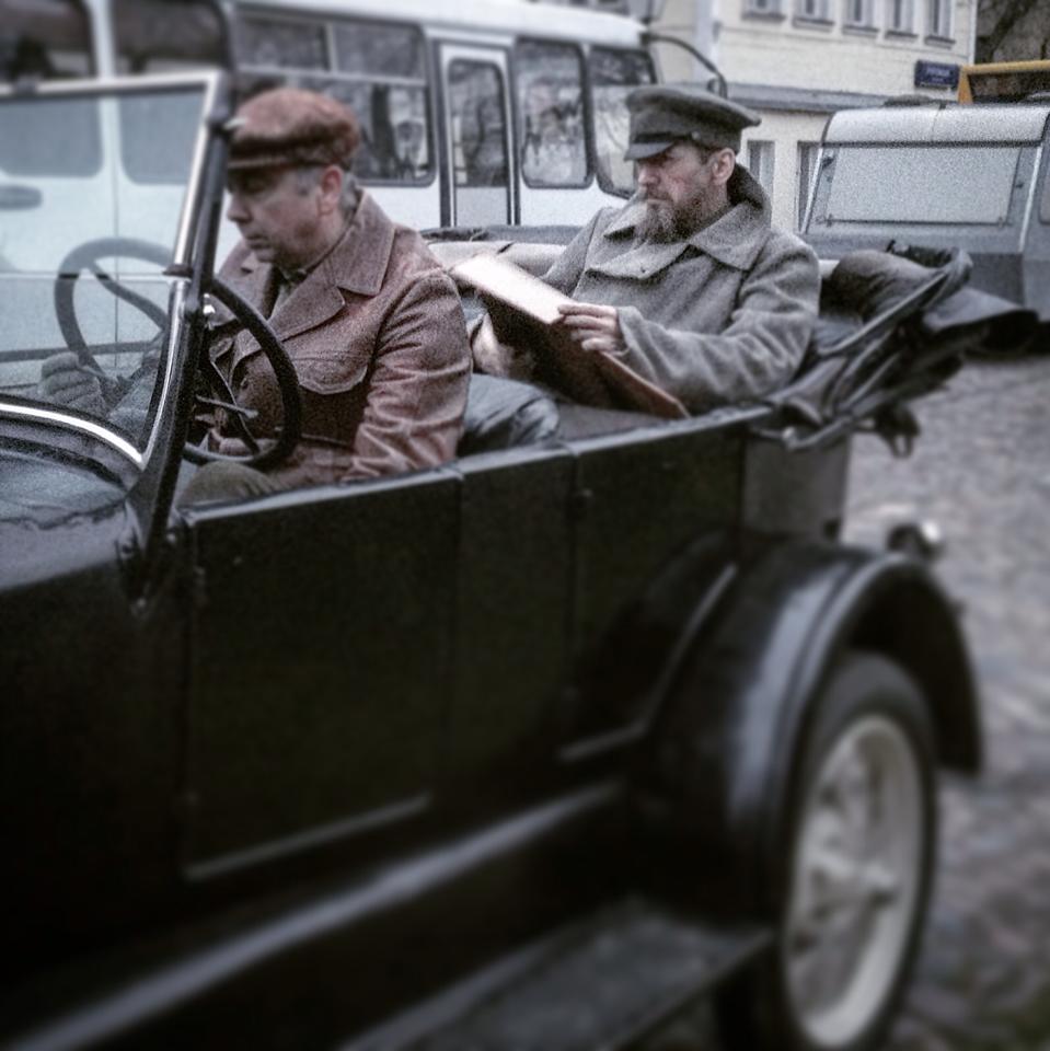 Азербайджанский актер снимается в роли Дзержинского в Москве (ФОТО)