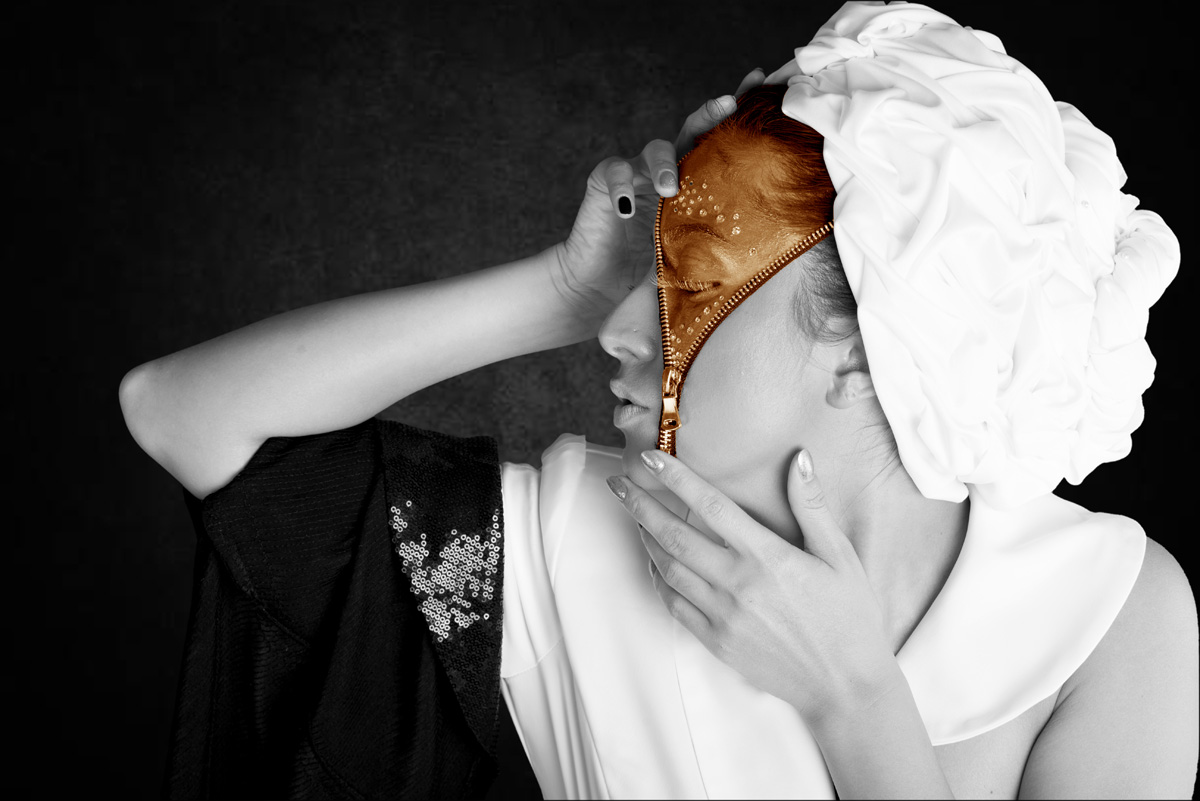 Аян Бабакишиева представила креативный фотопроект "Лица – маски " (ФОТО)