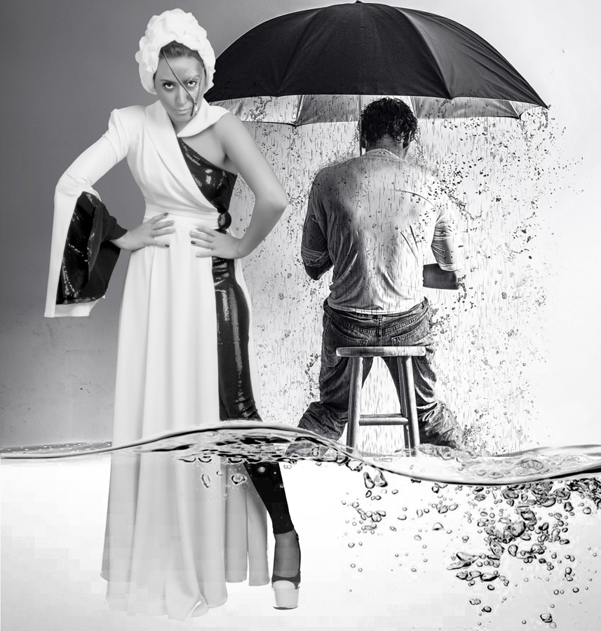 Аян Бабакишиева представила креативный фотопроект "Лица – маски " (ФОТО)