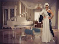 Аян Бабакишиева представила креативный фотопроект "Лица – маски " (ФОТО)