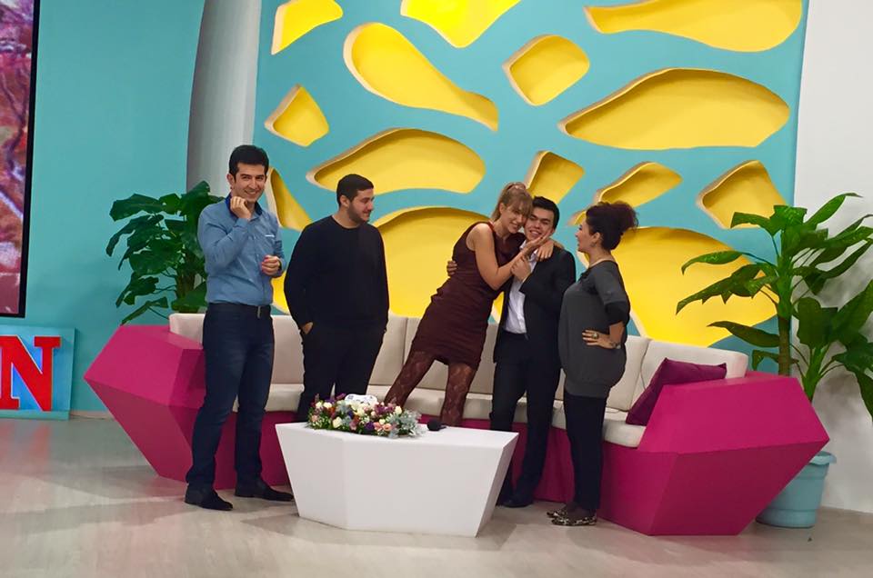 Звезда итальянской эстрады приехала в Баку (ФОТО)